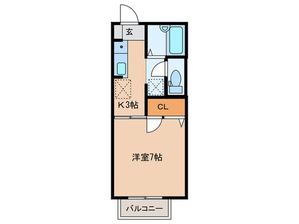 ルミエールAの物件間取画像